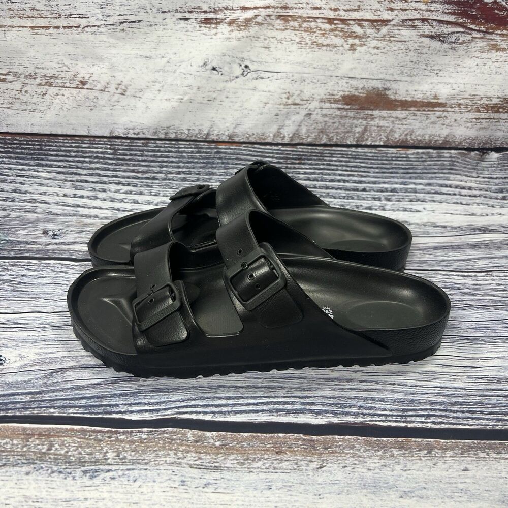NEW Birkenstock Arizona Essentials Eva Black Sandals Shoes, Men’s Size 12 - Picture 3 of 7